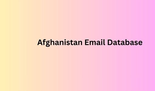 Afghanistan Email Database