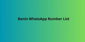 Benin WhatsApp Number List