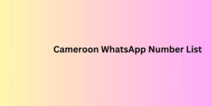 Cameroon WhatsApp Number List