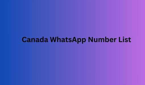 Canada WhatsApp Number List