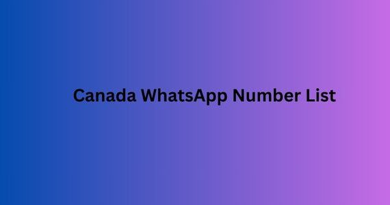 Canada WhatsApp Number List