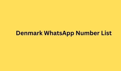 Denmark WhatsApp Number List