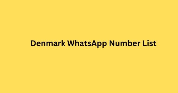 Denmark WhatsApp Number List