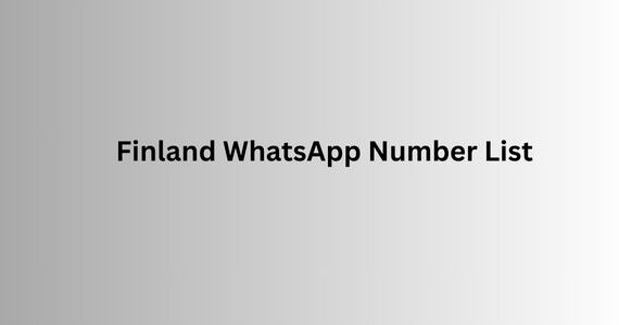 Finland WhatsApp Number List