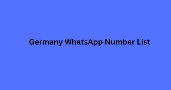 Germany WhatsApp Number List