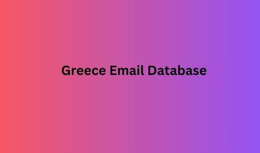 Greece Email Database