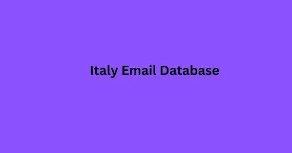 Italy Email Database