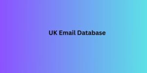 UK Email Database