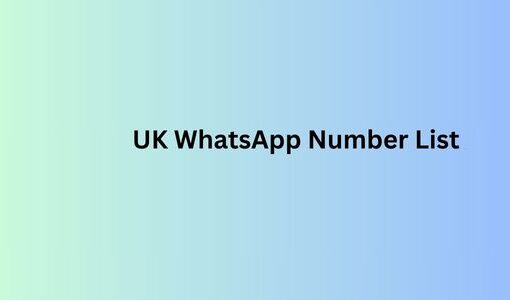 UK WhatsApp Number List