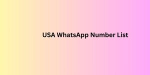 USA WhatsApp Number List