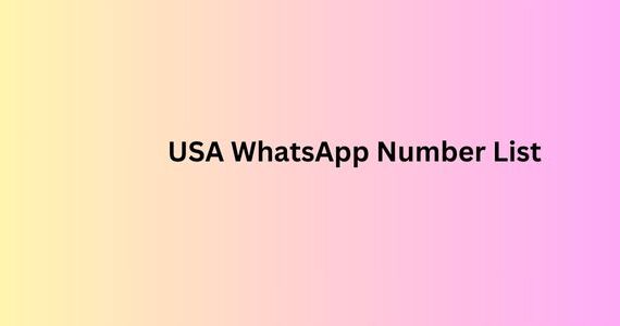 USA WhatsApp Number List